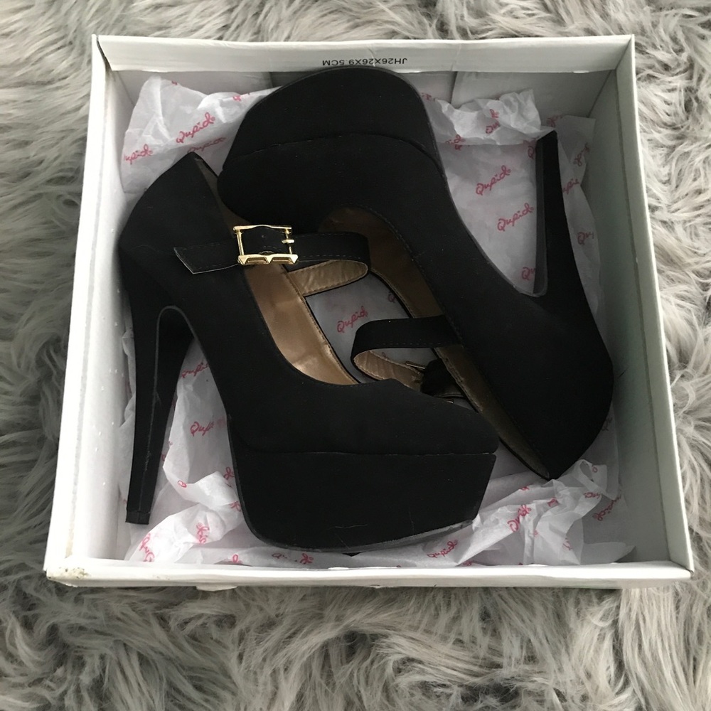 Black Penelope Heels